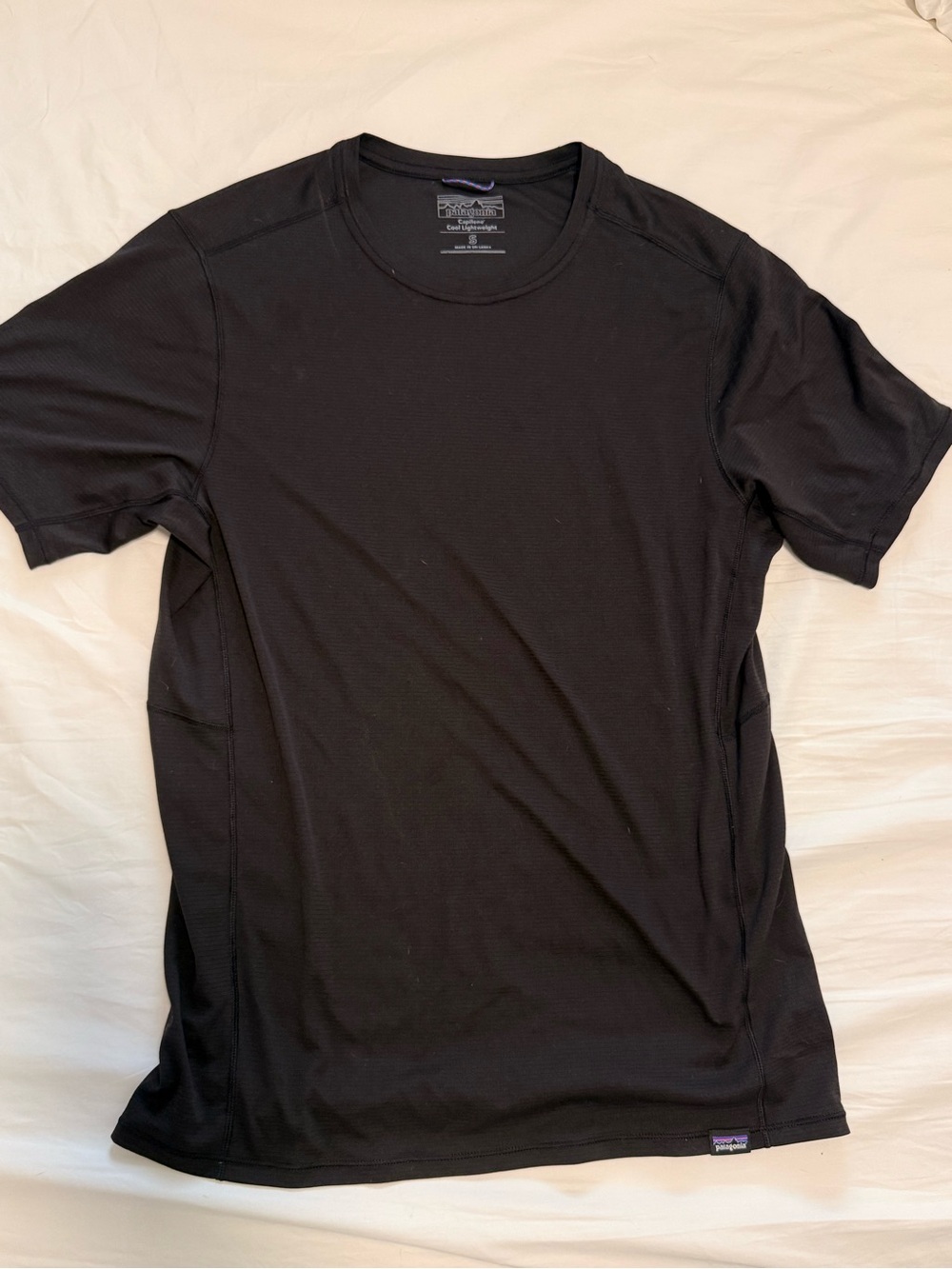 Patagonia Men’s Short Sleeve Capilene Cool Running Shirt - Black